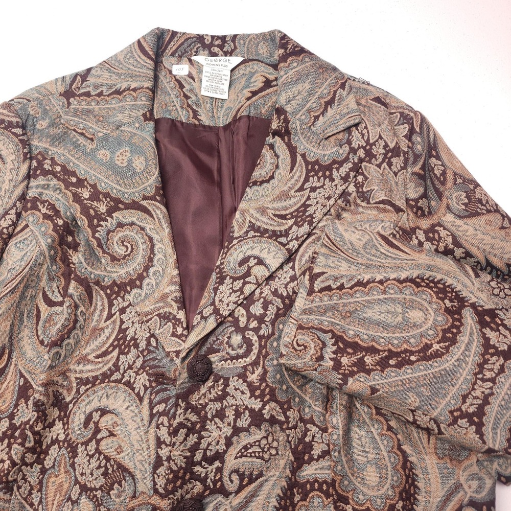 George Brown Paisley Blazer